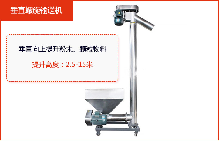 適合垂直或大傾角輸送粉狀、顆粒物料