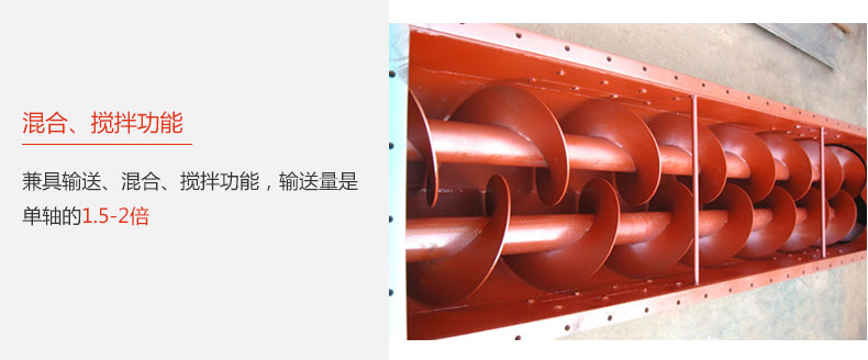 具有混合、攪拌功能，輸送量大